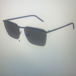 Saint Laurent unisex sunglasses.  Black/grey lenses (003)